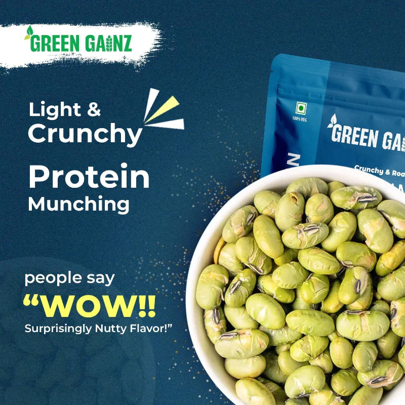 Green Gainz Edamame Classic Flavour (Pack of 6) – Protein-Rich, Low Carb Friendly Snack - Image 3