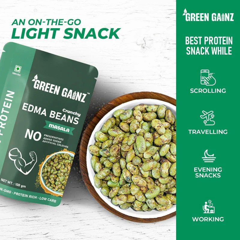 Assorted Flavours, Pack of 3 - Protein-Rich Edamame Beans - Image 7