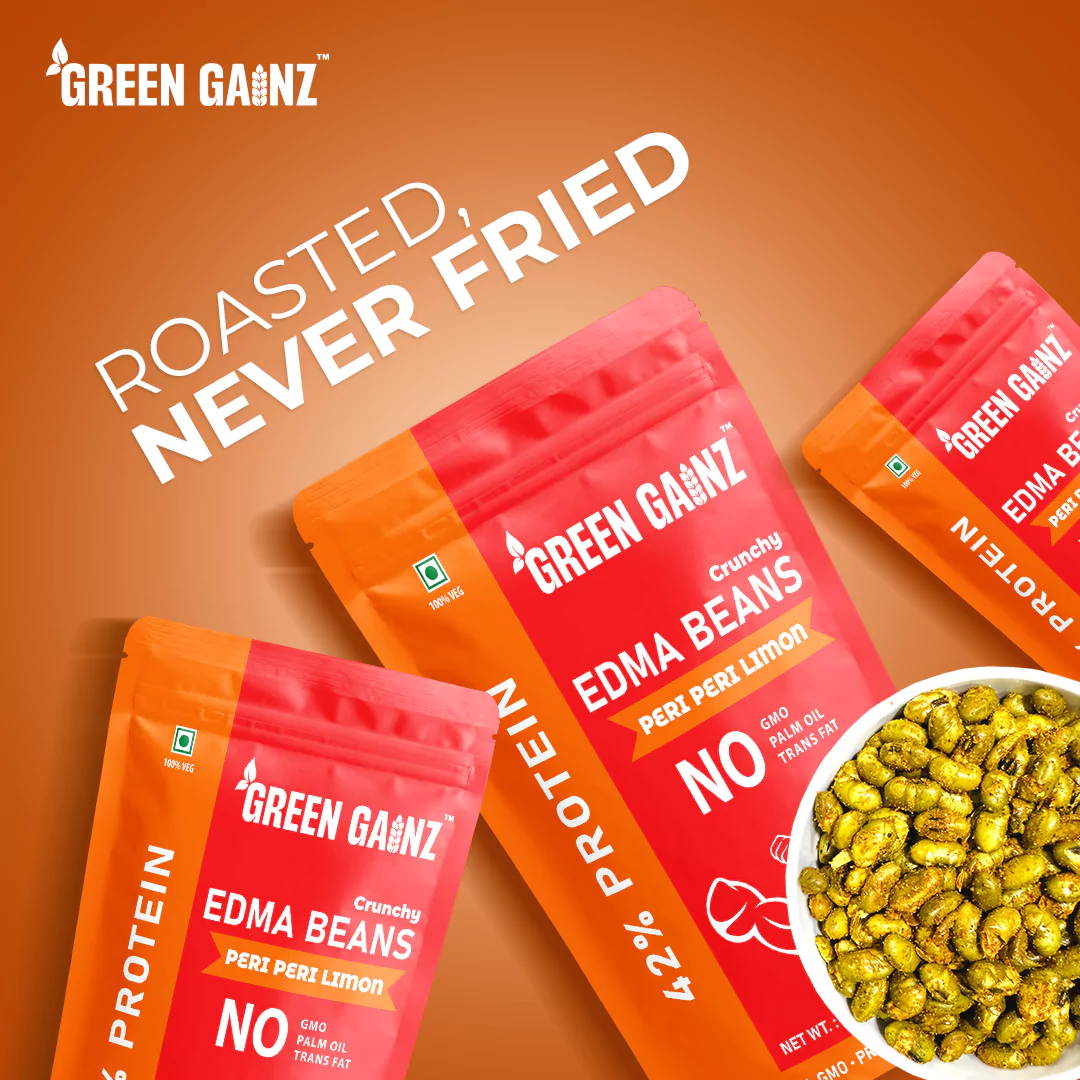 Edamame Peri Peri Limon – Pack of 3 | Spicy Healthy Snack - Image 3